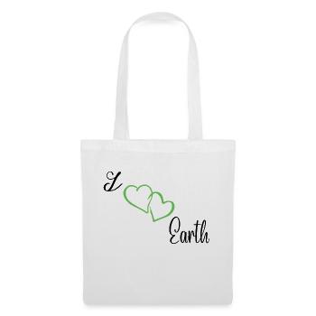 I love the land - Tote Bag - white - Front