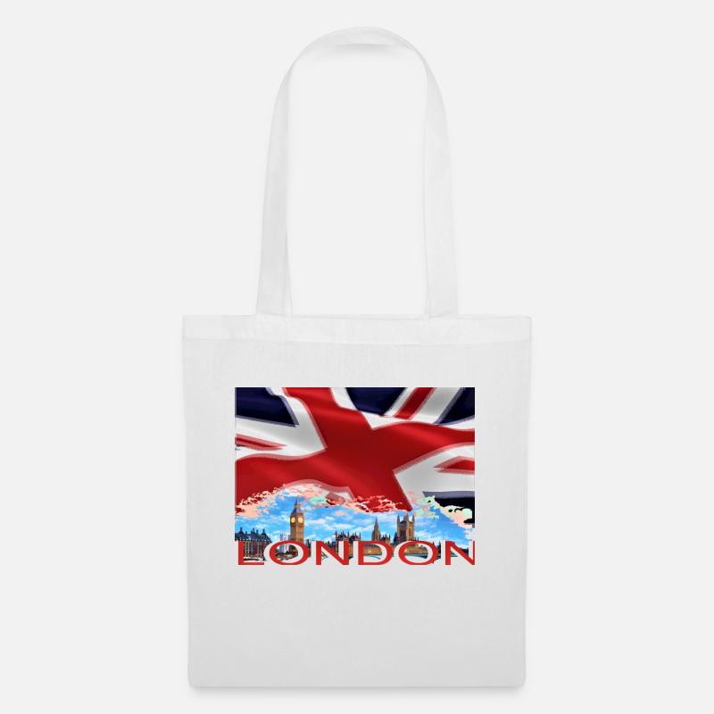 London - Stoffbeutel - Weiß