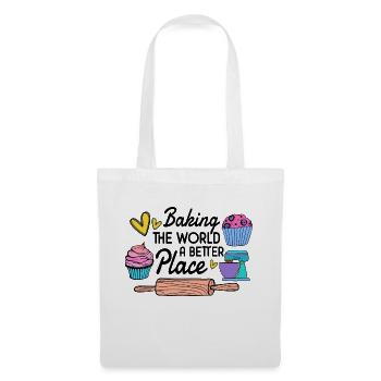 Baking Baker Baker Bakery Confectionery Cake - Tote Bag - white - Front