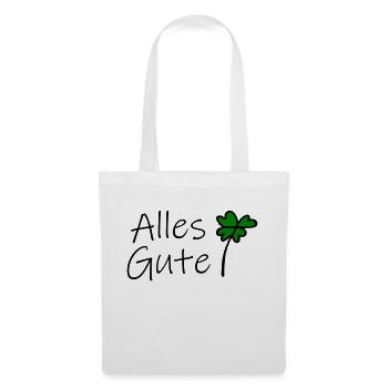 Alles Gute - Stoffbeutel - Weiß - Vorne