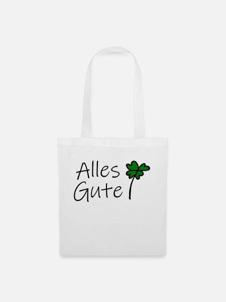 Alles Gute - Stoffbeutel - Weiß