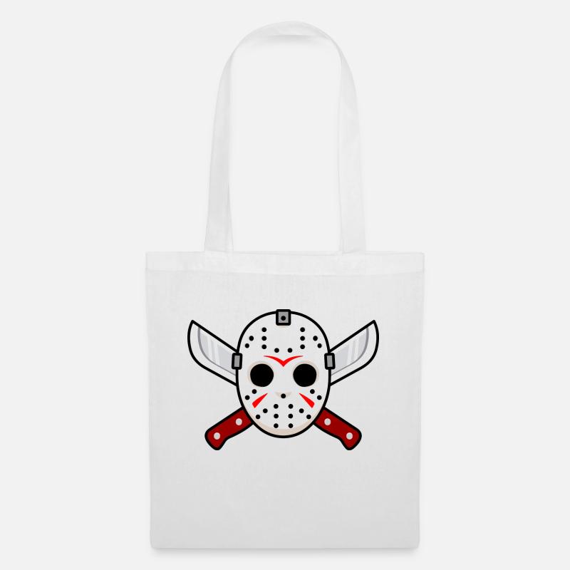 Crazy Jason - Stoffbeutel - Weiß