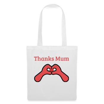 Merci maman - Sac en tissu - blanc - Devant