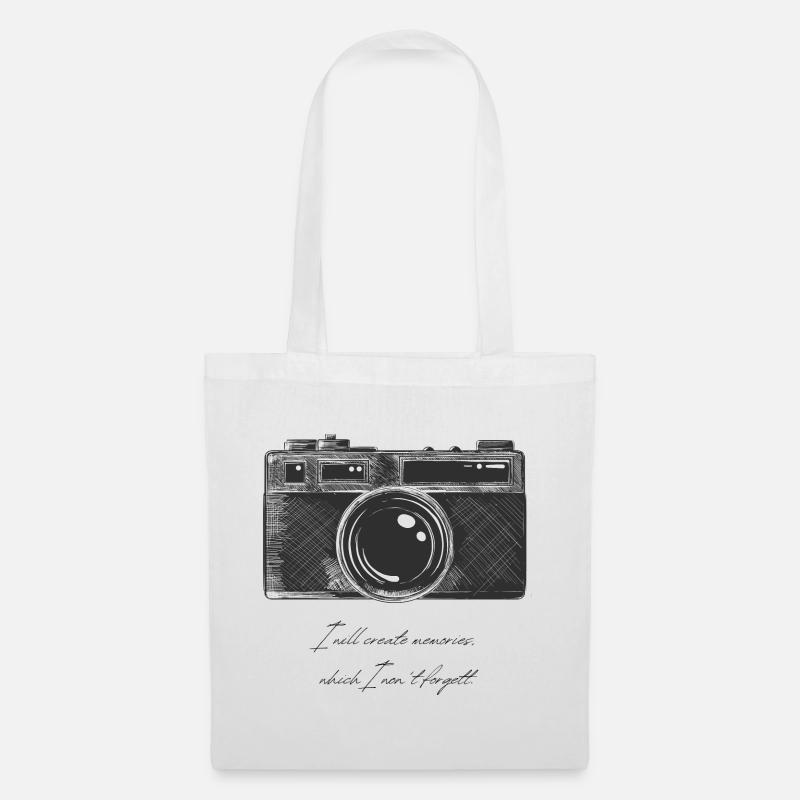 Let's create memories. - Stoffbeutel - Weiß