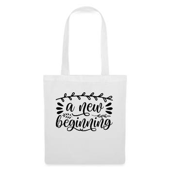 23 Un nouveau départ - Sac en tissu - blanc - Devant