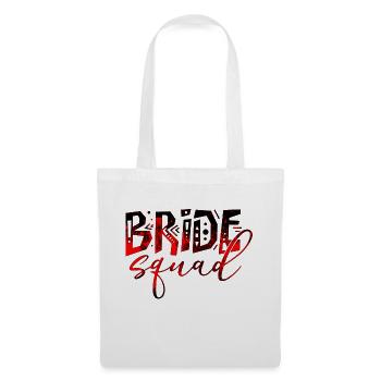 Braut Braut Hochzeit Junggesellenabschied Brautjungfernabschied - Stoffbeutel - Weiß - Vorne