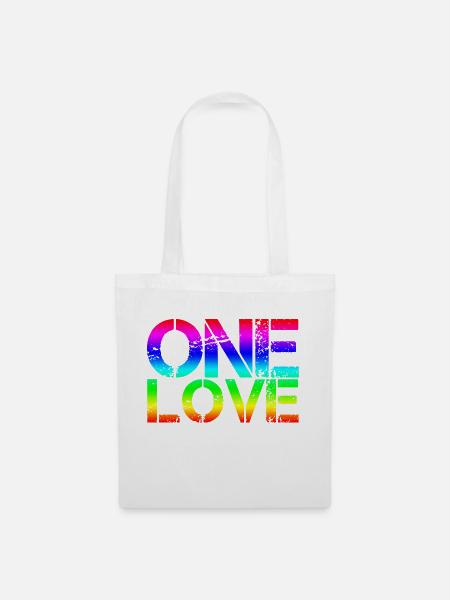 One love - Stoffbeutel - Weiß