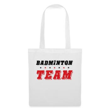 Badminton Team - Stoffbeutel - Weiß - Vorne