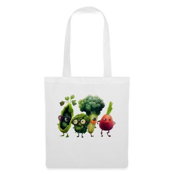Veggie Vegetable Squad - Tote Bag - white - Front