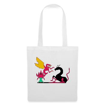 Le combat - Sac en tissu - blanc - Devant