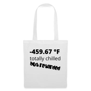 -459.67 °F totalement refroidi mais retardé - Sac en tissu - blanc - Devant