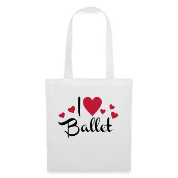 Ballet - Sac en tissu - blanc - Devant