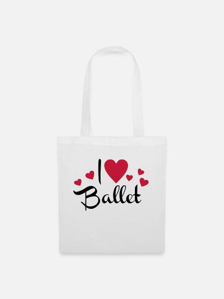 Ballet - Stoffbeutel - Weiß
