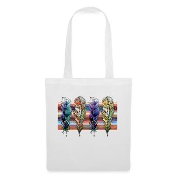 Stylo - Sac en tissu - blanc - Devant