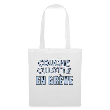 Couche-culotte en grève - Sac en tissu - blanc - Devant