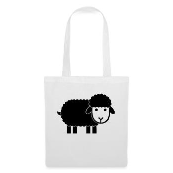 Le doux mouton - Sac en tissu - blanc - Devant