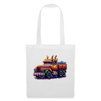 Pixel Truck No. 2 - Tote Bag - white - Front