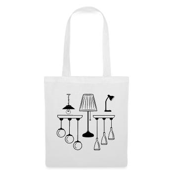 Collection of lamps and lighting - Tote Bag - white - Front