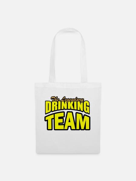 drinking team - Stoffbeutel - Weiß