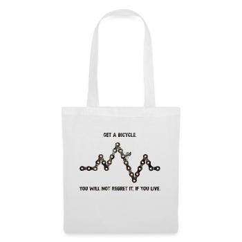 Get a Bicycle - Tote Bag - white - Front