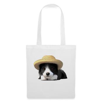 Hundehalter Border Collie Hunde Hundeliebhaber - Stoffbeutel - Weiß - Vorne