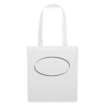 Balise de nom de cadre - Sac en tissu - blanc - Devant