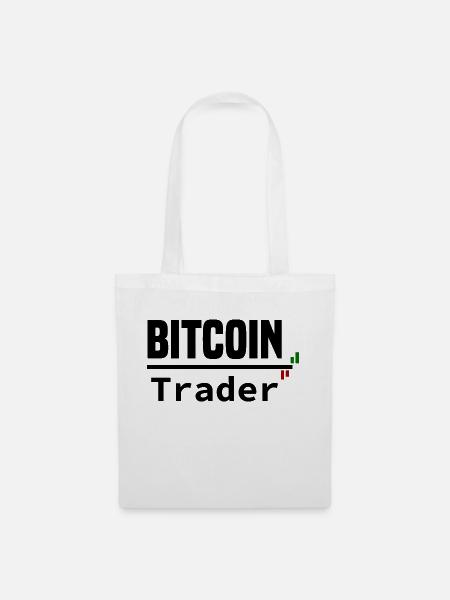 Bitcoin-Händler - Stoffbeutel - Weiß