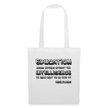 Education Level - Tote Bag - white - Front