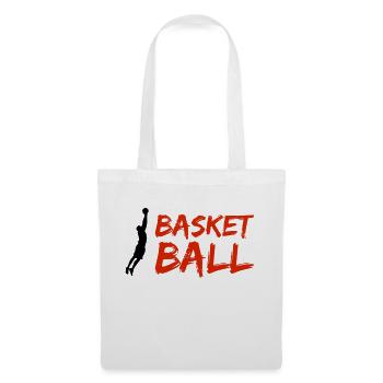 Basketball Silhouette - Tote Bag - white - Front