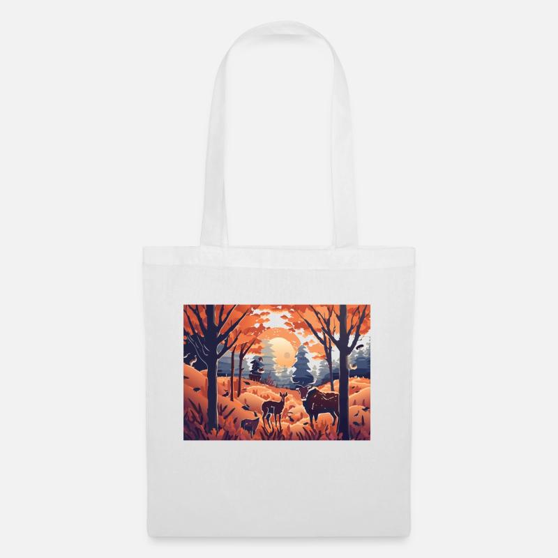 Fields under the Sun (Fall Collection) - Tote Bag - white