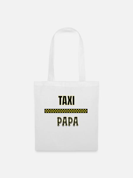 TAXI PAPA - Stoffbeutel - Weiß
