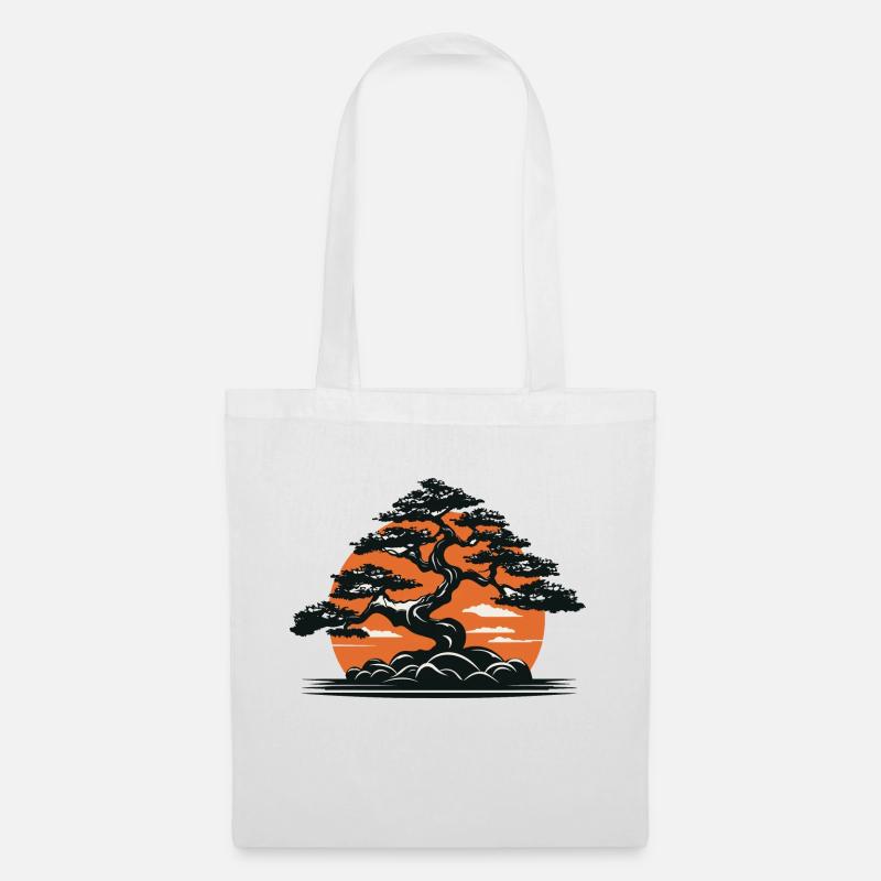 Bonsaï - Sac en tissu - blanc
