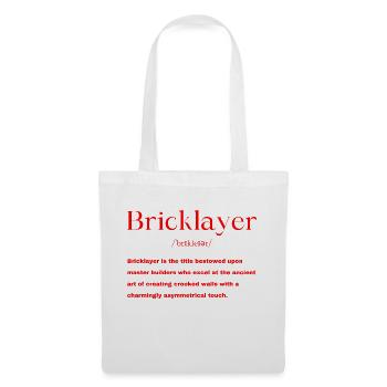 Bricklayer - Tote Bag - white - Front