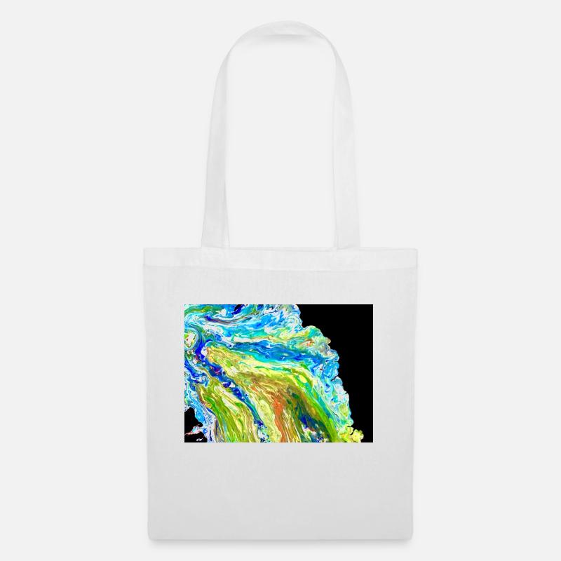 crocodile au ciel - Sac en tissu - blanc