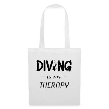 Dive - Diver - Scuba - Diving - Taucher - tauchen - Stoffbeutel - Weiß - Vorne
