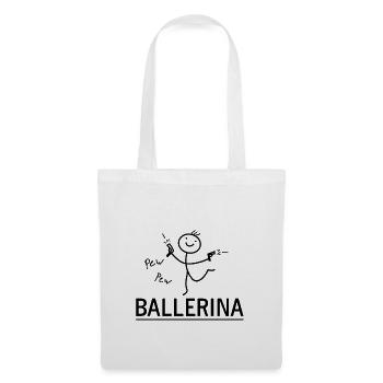 Ballerina - Stoffbeutel - Weiß - Vorne