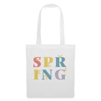 Endlich Frühling! - Stoffbeutel - Weiß - Vorne