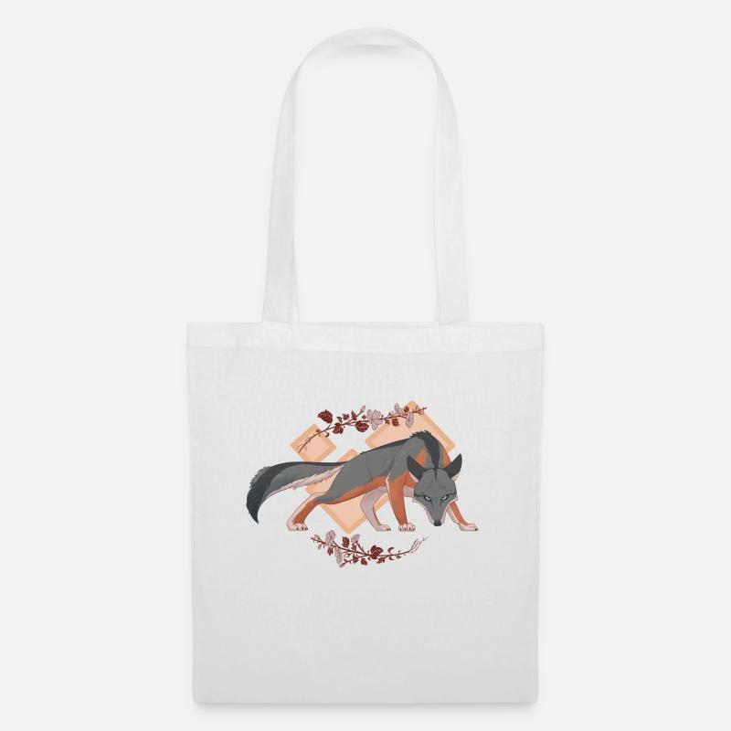 Mystischer Fuchs - Stoffbeutel - Weiß