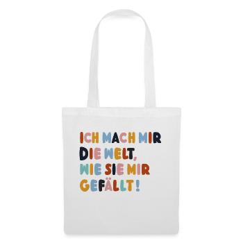 ich mache mir - Stoffbeutel - Weiß - Vorne