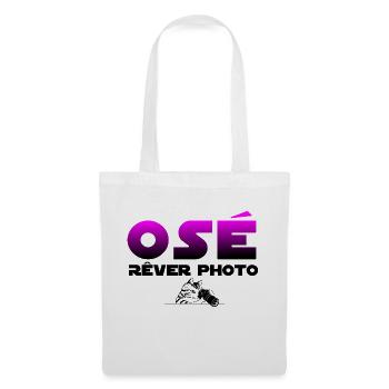 Photographe osé rêver photo - Sac en tissu - blanc - Devant