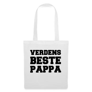 le meilleur père du monde - Sac en tissu - blanc - Devant
