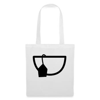 Thé - Sac en tissu - blanc - Devant