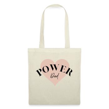 Power Dad - Stoffbeutel - Natur - Vorne