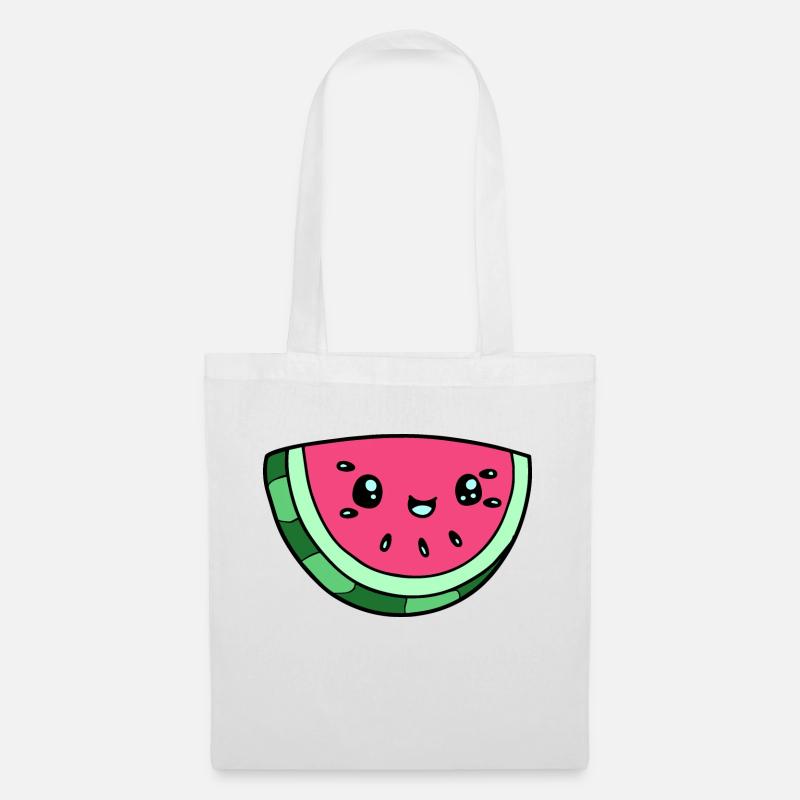 Melon Milena - Stoffbeutel - Weiß
