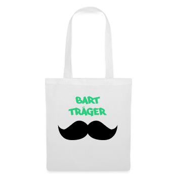 bart träger2 - Stoffbeutel - Weiß - Vorne