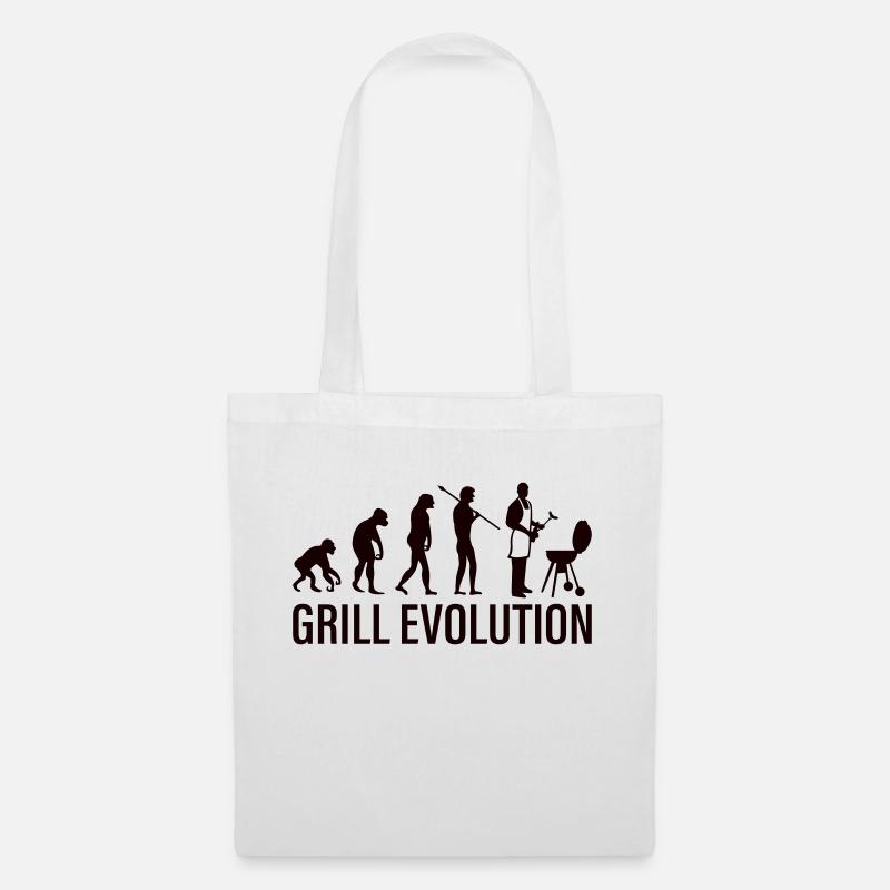 Evolution du gril - Sac en tissu - blanc