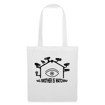 Big Brother regarde - Sac en tissu - blanc - Devant