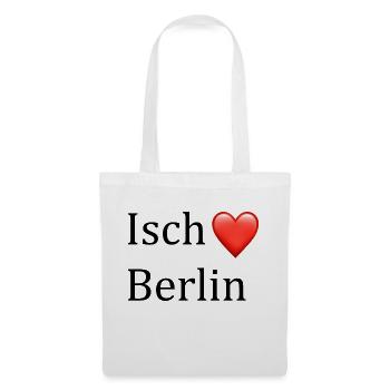 isch liebe Berlin - Stoffbeutel - Weiß - Vorne