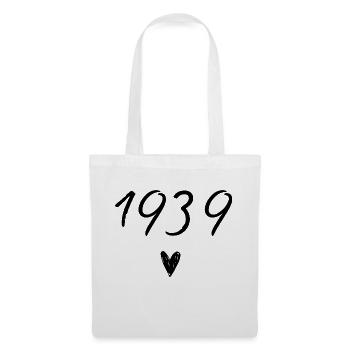 1939 Heart Anniversary - Tote Bag - white - Front