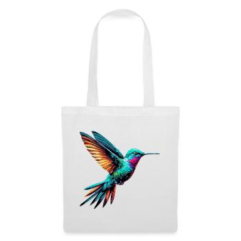 Kolibri - Stoffbeutel - Weiß - Vorne
